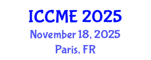 International Conference on Composite Materials Engineering (ICCME) November 18, 2025 - Paris, France