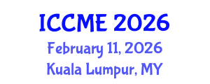 International Conference on Composite Materials Engineering (ICCME) February 11, 2026 - Kuala Lumpur, Malaysia