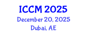 International Conference on Composite Materials (ICCM) December 20, 2025 - Dubai, United Arab Emirates