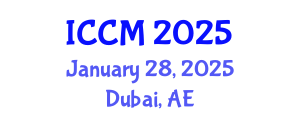 International Conference on Composite Materials (ICCM) January 28, 2025 - Dubai, United Arab Emirates