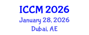 International Conference on Composite Materials (ICCM) January 28, 2026 - Dubai, United Arab Emirates