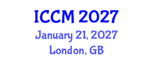 International Conference on Composite Materials (ICCM) January 21, 2027 - London, United Kingdom International Conference on Composite Materials (ICCM) January 21, 2027 - London, United Kingdom