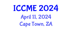 International Conference on Composites and Materials Engineering (ICCME) April 11, 2024 - Cape Town, South Africa