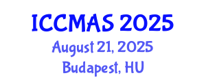 International Conference on Composites, Materials, and Structures (ICCMAS) August 21, 2025 - Budapest, Hungary International Conference on Composites, Materials, and Structures (ICCMAS) August 21, 2025 - Budapest, Hungary