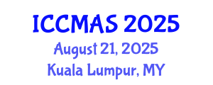 International Conference on Composites, Materials, and Structures (ICCMAS) August 21, 2025 - Kuala Lumpur, Malaysia International Conference on Composites, Materials, and Structures (ICCMAS) August 21, 2025 - Kuala Lumpur, Malaysia