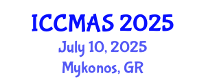 International Conference on Composites, Materials, and Structures (ICCMAS) July 10, 2025 - Mykonos, Greece International Conference on Composites, Materials, and Structures (ICCMAS) July 10, 2025 - Mykonos, Greece