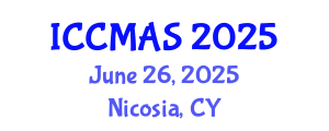 International Conference on Composites, Materials, and Structures (ICCMAS) June 26, 2025 - Nicosia, Cyprus International Conference on Composites, Materials, and Structures (ICCMAS) June 26, 2025 - Nicosia, Cyprus