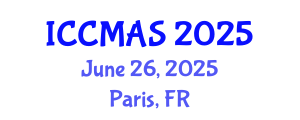 International Conference on Composites, Materials, and Structures (ICCMAS) June 26, 2025 - Paris, France International Conference on Composites, Materials, and Structures (ICCMAS) June 26, 2025 - Paris, France