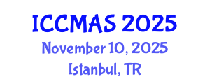 International Conference on Composites, Materials, and Structures (ICCMAS) November 10, 2025 - Istanbul, Turkey International Conference on Composites, Materials, and Structures (ICCMAS) November 10, 2025 - Istanbul, Turkey