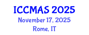 International Conference on Composites, Materials, and Structures (ICCMAS) November 17, 2025 - Rome, Italy International Conference on Composites, Materials, and Structures (ICCMAS) November 17, 2025 - Rome, Italy