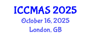 International Conference on Composites, Materials, and Structures (ICCMAS) October 16, 2025 - London, United Kingdom International Conference on Composites, Materials, and Structures (ICCMAS) October 16, 2025 - London, United Kingdom