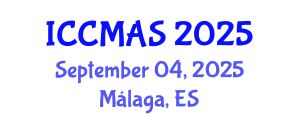 International Conference on Composites, Materials, and Structures (ICCMAS) September 04, 2025 - Málaga, Spain International Conference on Composites, Materials, and Structures (ICCMAS) September 04, 2025 - Málaga, Spain
