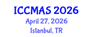 International Conference on Composites, Materials, and Structures (ICCMAS) April 27, 2026 - Istanbul, Turkey International Conference on Composites, Materials, and Structures (ICCMAS) April 27, 2026 - Istanbul, Turkey