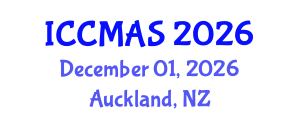International Conference on Composites, Materials, and Structures (ICCMAS) December 01, 2026 - Auckland, New Zealand