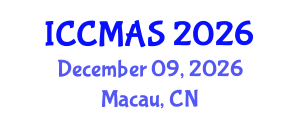 International Conference on Composites, Materials, and Structures (ICCMAS) December 09, 2026 - Macau, China