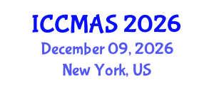 International Conference on Composites, Materials, and Structures (ICCMAS) December 09, 2026 - New York, United States