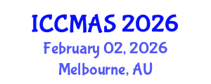 International Conference on Composites, Materials, and Structures (ICCMAS) February 02, 2026 - Melbourne, Australia International Conference on Composites, Materials, and Structures (ICCMAS) February 02, 2026 - Melbourne, Australia