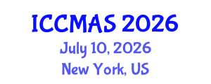 International Conference on Composites, Materials, and Structures (ICCMAS) July 10, 2026 - New York, United States