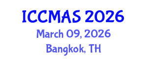 International Conference on Composites, Materials, and Structures (ICCMAS) March 09, 2026 - Bangkok, Thailand International Conference on Composites, Materials, and Structures (ICCMAS) March 09, 2026 - Bangkok, Thailand