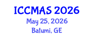 International Conference on Composites, Materials, and Structures (ICCMAS) May 25, 2026 - Batumi, Georgia International Conference on Composites, Materials, and Structures (ICCMAS) May 25, 2026 - Batumi, Georgia