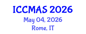 International Conference on Composites, Materials, and Structures (ICCMAS) May 04, 2026 - Rome, Italy International Conference on Composites, Materials, and Structures (ICCMAS) May 04, 2026 - Rome, Italy