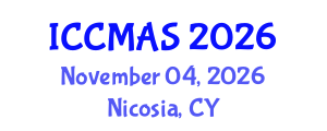 International Conference on Composites, Materials, and Structures (ICCMAS) November 04, 2026 - Nicosia, Cyprus