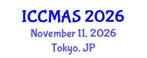 International Conference on Composites, Materials, and Structures (ICCMAS) November 11, 2026 - Tokyo, Japan International Conference on Composites, Materials, and Structures (ICCMAS) November 11, 2026 - Tokyo, Japan