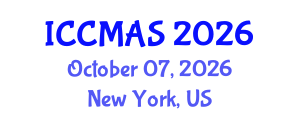 International Conference on Composites, Materials, and Structures (ICCMAS) October 07, 2026 - New York, United States