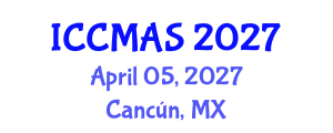 International Conference on Composites, Materials, and Structures (ICCMAS) April 05, 2027 - Cancún, Mexico
