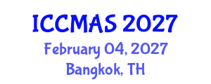 International Conference on Composites, Materials, and Structures (ICCMAS) February 04, 2027 - Bangkok, Thailand International Conference on Composites, Materials, and Structures (ICCMAS) February 04, 2027 - Bangkok, Thailand