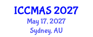 International Conference on Composites, Materials, and Structures (ICCMAS) May 17, 2027 - Sydney, Australia International Conference on Composites, Materials, and Structures (ICCMAS) May 17, 2027 - Sydney, Australia
