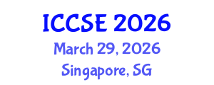 International Conference on Compound Semiconductor Electronics (ICCSE) March 29, 2026 - Singapore, Singapore