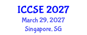 International Conference on Compound Semiconductor Electronics (ICCSE) March 29, 2027 - Singapore, Singapore International Conference on Compound Semiconductor Electronics (ICCSE) March 29, 2027 - Singapore, Singapore