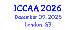 International Conference on Computational Aerodynamics and Aeromechanics (ICCAA) December 09, 2026 - London, United Kingdom International Conference on Computational Aerodynamics and Aeromechanics (ICCAA) December 09, 2026 - London, United Kingdom