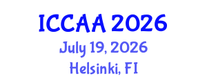 International Conference on Computational Aerodynamics and Aeromechanics (ICCAA) July 19, 2026 - Helsinki, Finland