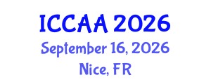 International Conference on Computational Aerodynamics and Aeromechanics (ICCAA) September 16, 2026 - Nice, France International Conference on Computational Aerodynamics and Aeromechanics (ICCAA) September 16, 2026 - Nice, France