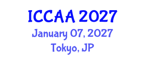 International Conference on Computational Aerodynamics and Aeromechanics (ICCAA) January 07, 2027 - Tokyo, Japan International Conference on Computational Aerodynamics and Aeromechanics (ICCAA) January 07, 2027 - Tokyo, Japan