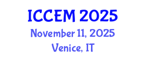 International Conference on Computational and Experimental Mechanics (ICCEM) November 11, 2025 - Venice, Italy