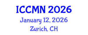 International Conference on Computational and Mathematical Neuroscience (ICCMN) January 12, 2026 - Zurich, Switzerland International Conference on Computational and Mathematical Neuroscience (ICCMN) January 12, 2026 - Zurich, Switzerland