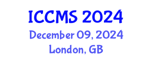 International Conference on Computational and Mathematical Sciences (ICCMS) December 09, 2024 - London, United Kingdom