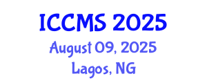 International Conference on Computational and Mathematical Sciences (ICCMS) August 09, 2025 - Lagos, Nigeria