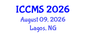 International Conference on Computational and Mathematical Sciences (ICCMS) August 09, 2026 - Lagos, Nigeria