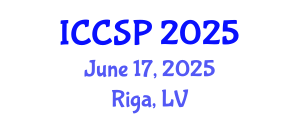 International Conference on Computational and Statistical Physics (ICCSP) June 17, 2025 - Riga, Latvia