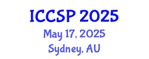 International Conference on Computational and Statistical Physics (ICCSP) May 17, 2025 - Sydney, Australia