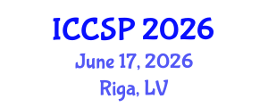 International Conference on Computational and Statistical Physics (ICCSP) June 17, 2026 - Riga, Latvia