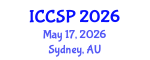 International Conference on Computational and Statistical Physics (ICCSP) May 17, 2026 - Sydney, Australia