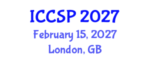 International Conference on Computational and Statistical Physics (ICCSP) February 15, 2027 - London, United Kingdom International Conference on Computational and Statistical Physics (ICCSP) February 15, 2027 - London, United Kingdom