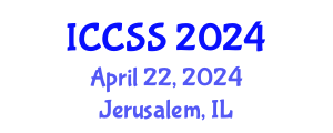 International Conference on Computational and Statistical Sciences (ICCSS) April 22, 2024 - Jerusalem, Israel