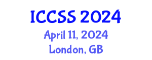 International Conference on Computational and Statistical Sciences (ICCSS) April 11, 2024 - London, United Kingdom