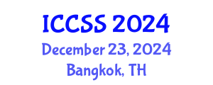 International Conference on Computational and Statistical Sciences (ICCSS) December 23, 2024 - Bangkok, Thailand